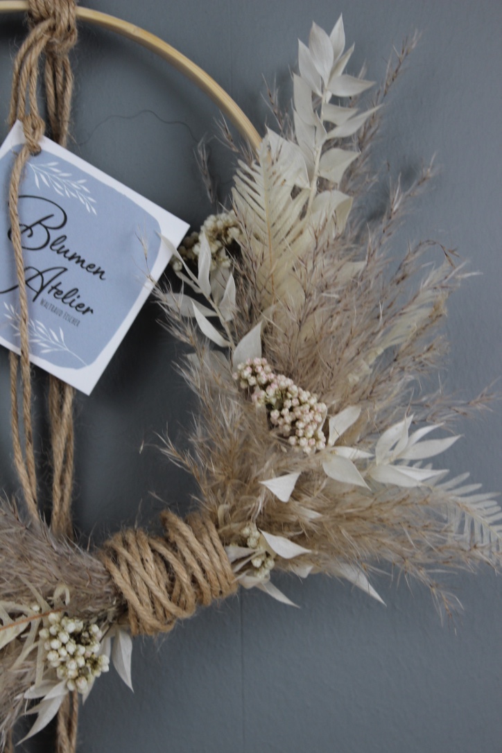 Trockenblumenring Janne klein