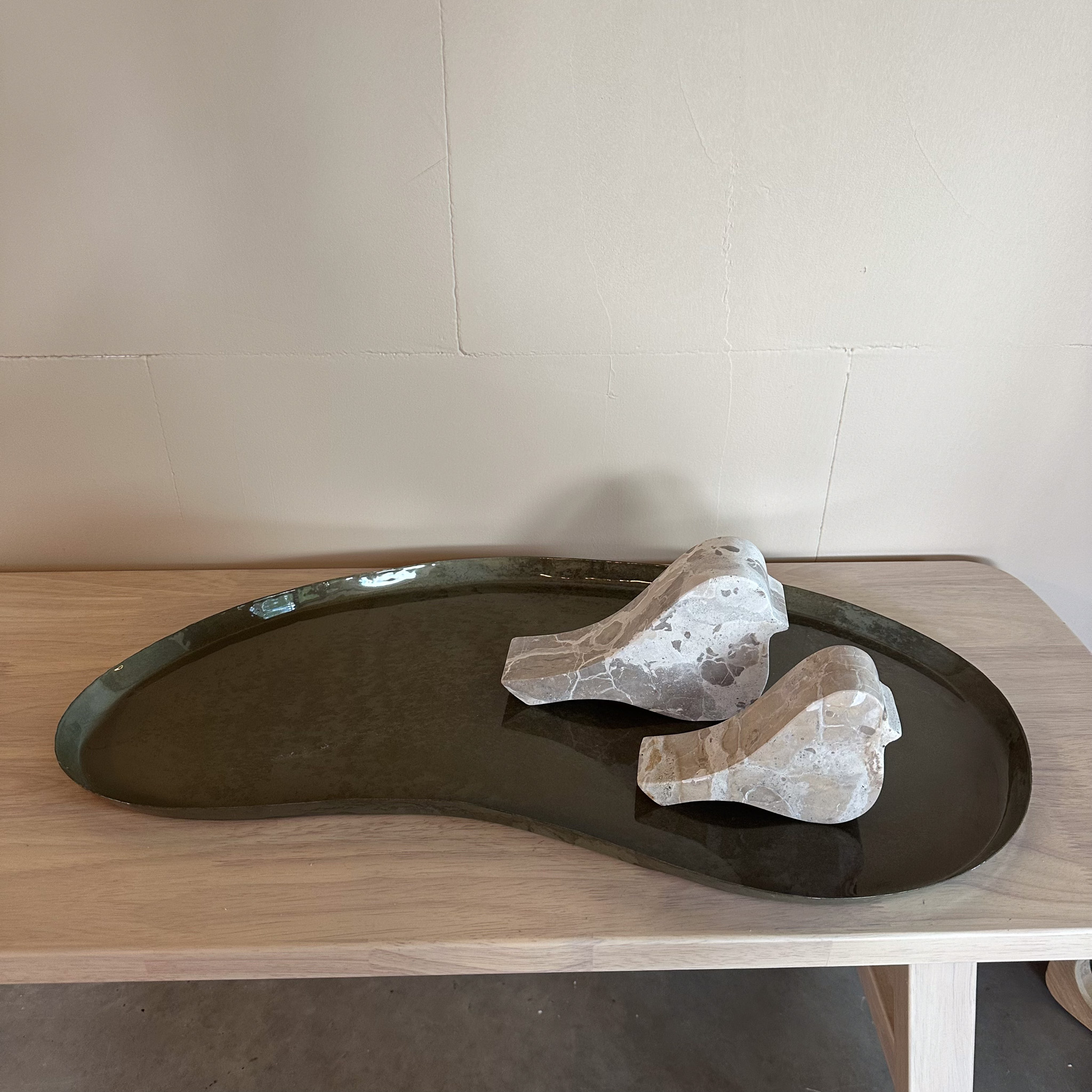 Tablett Noah groß - Oliv