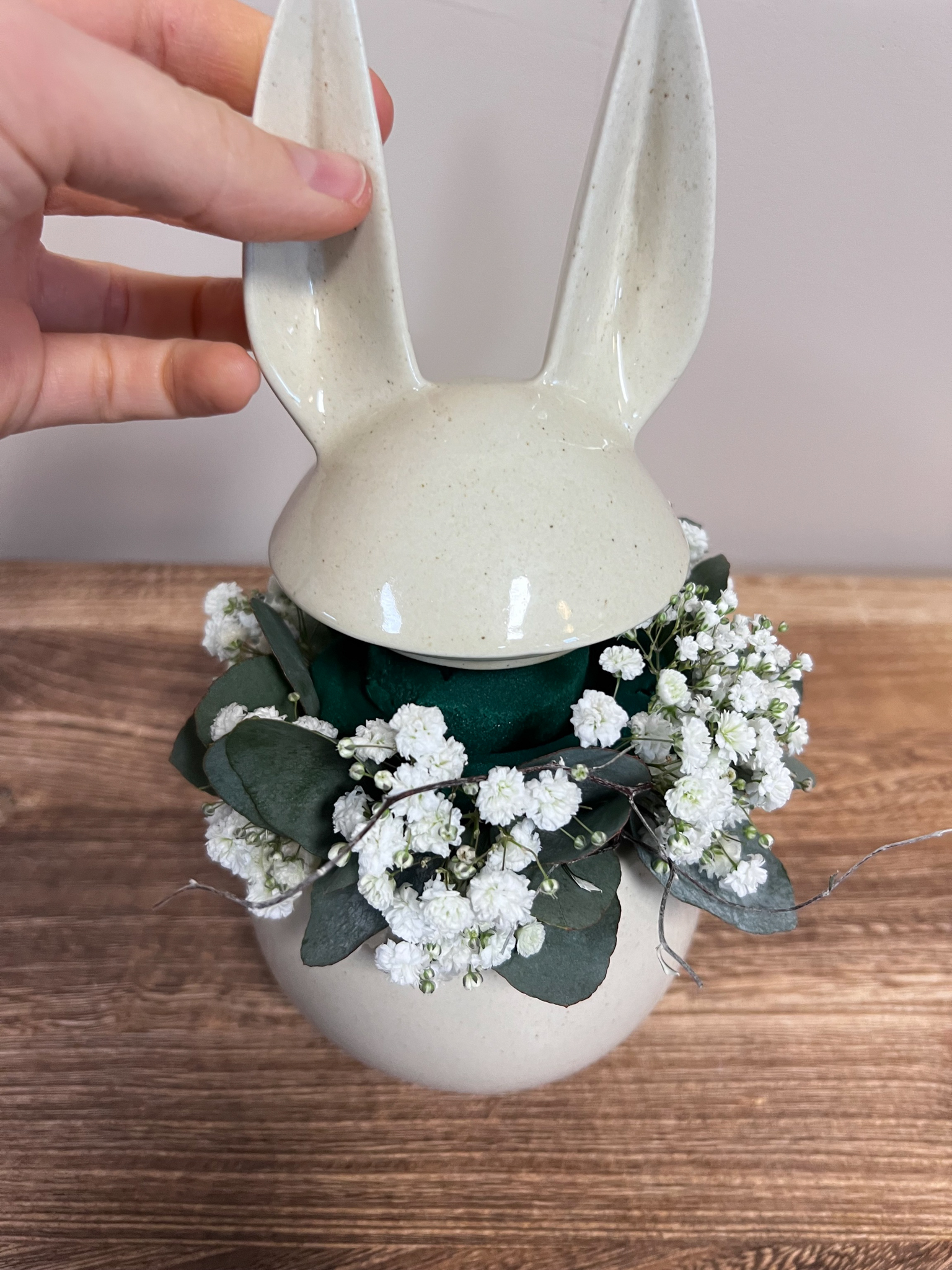 Kränzchen für große Dose Eating Rabbit