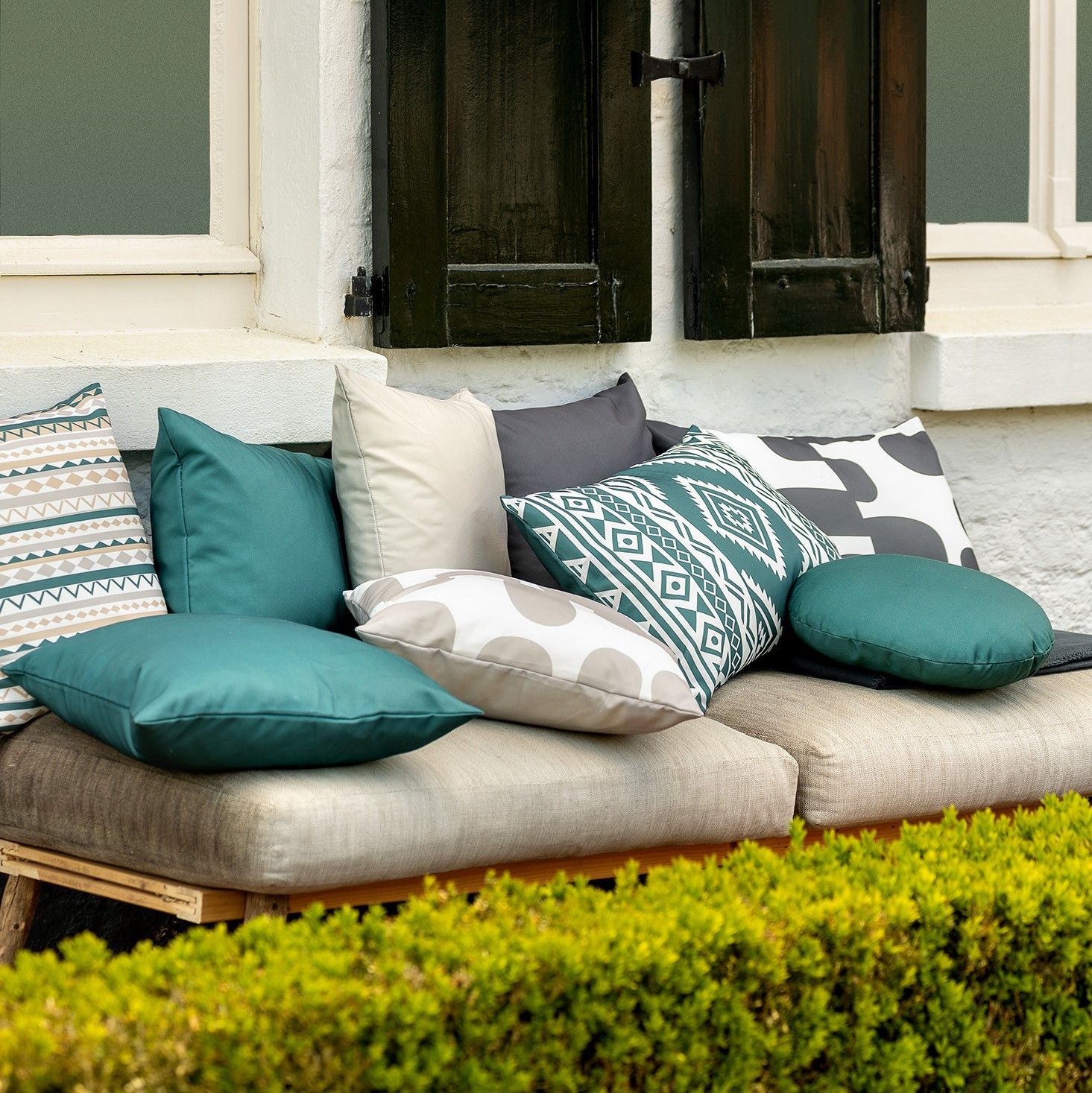 Outdoorkissen Luna  - Beige