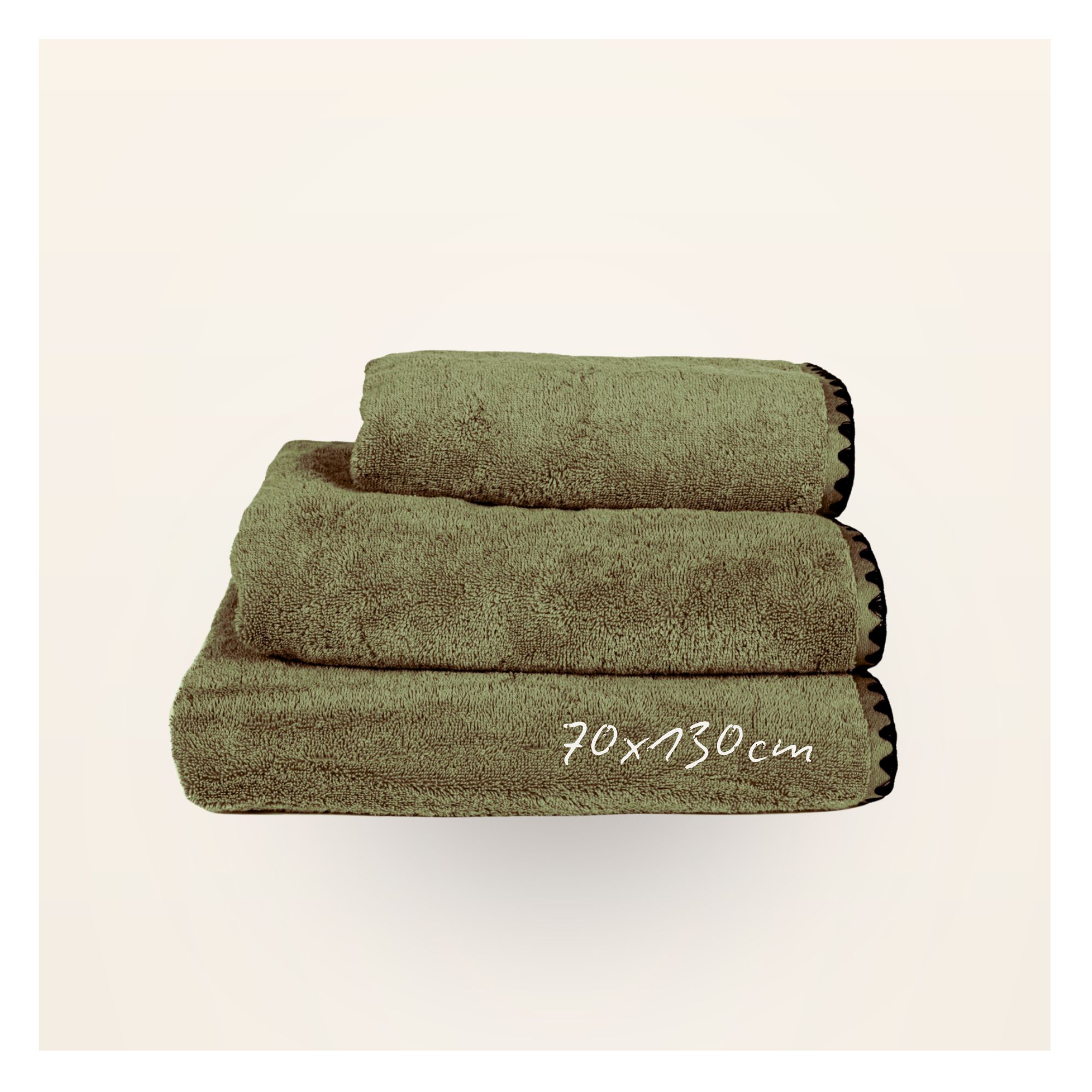 Badehandtuch Issey - Oliv