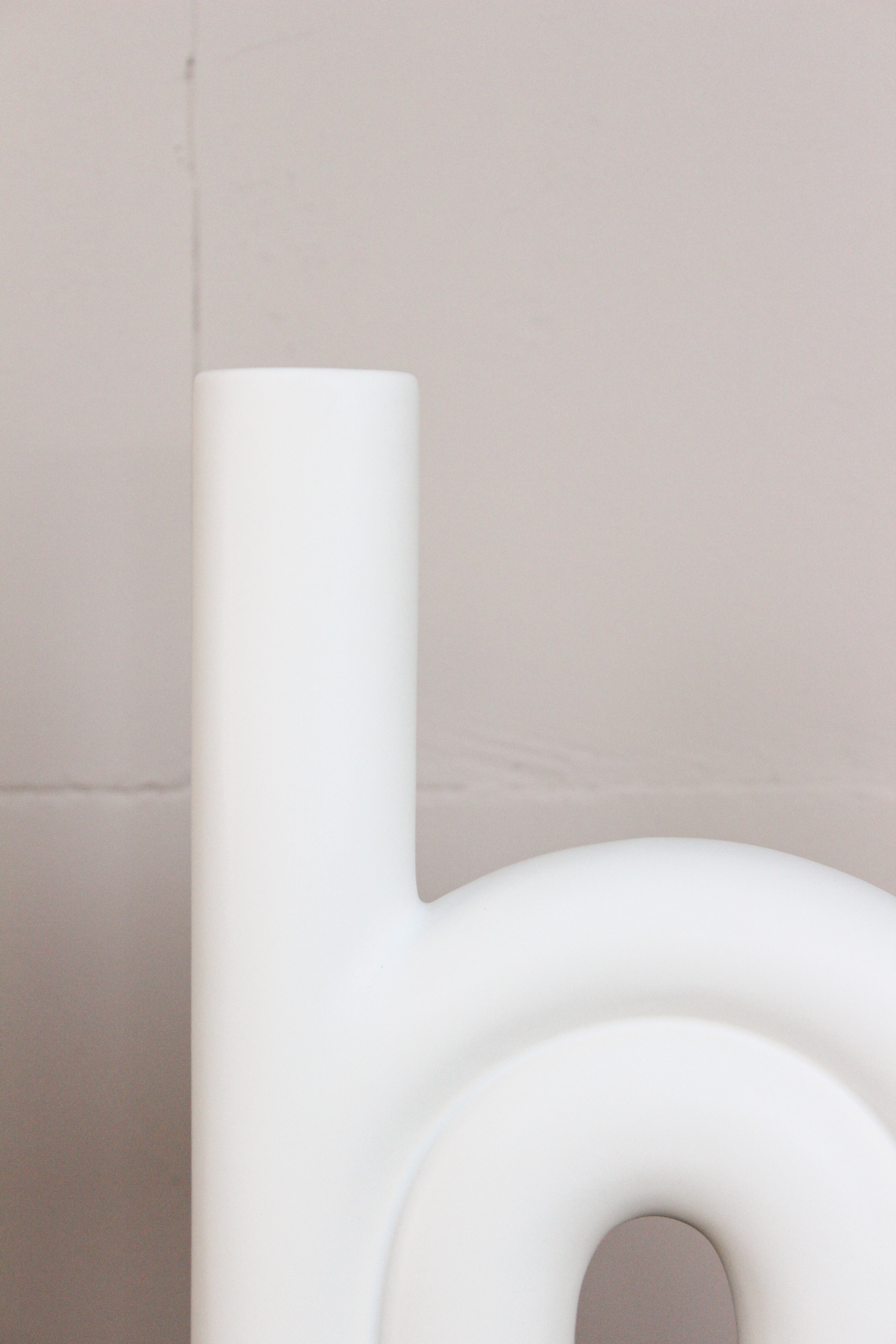 Vase Rope groß - weiß