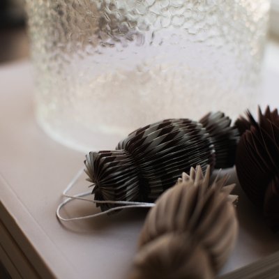 Papieranhänger Weihnachtsbaum