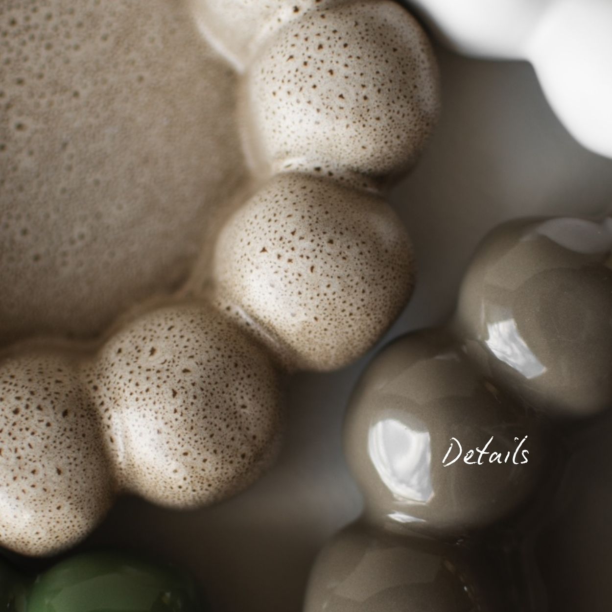 Kerzenteller Bright - Beige