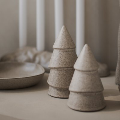 Tannenbaum Narrow groß - Beige