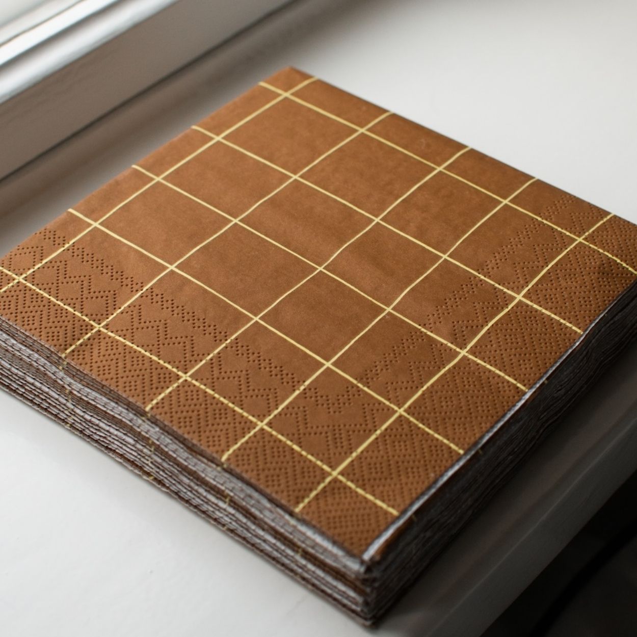 Papierserviette - Square Brown