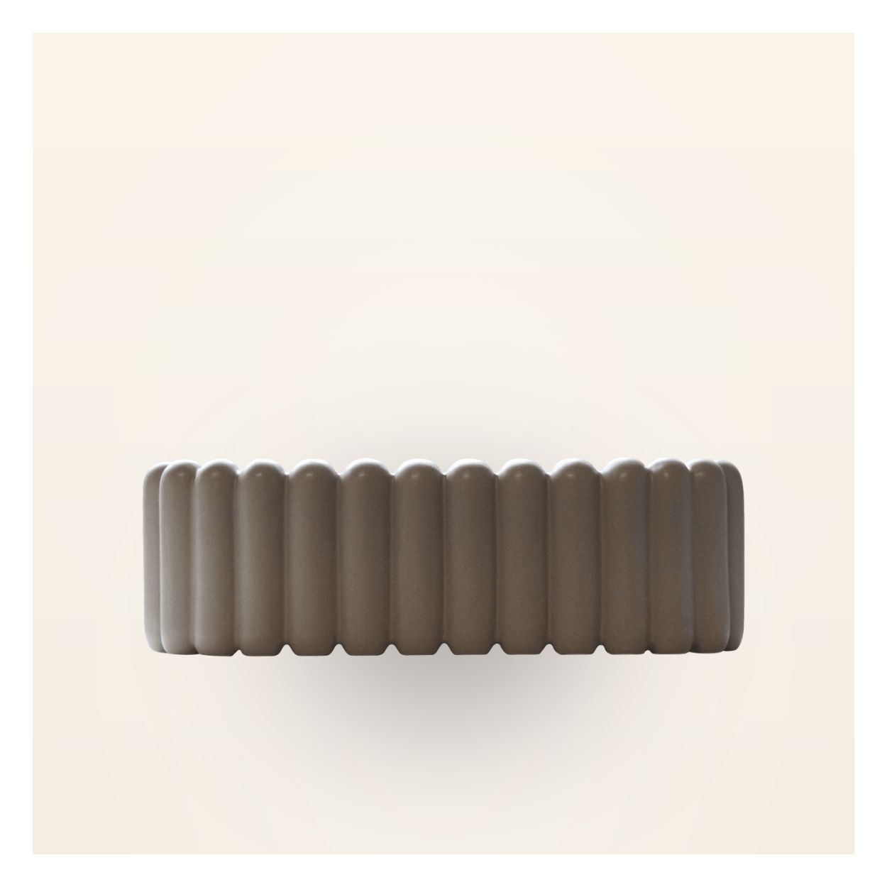 Schale Biskuit klein - Taupe