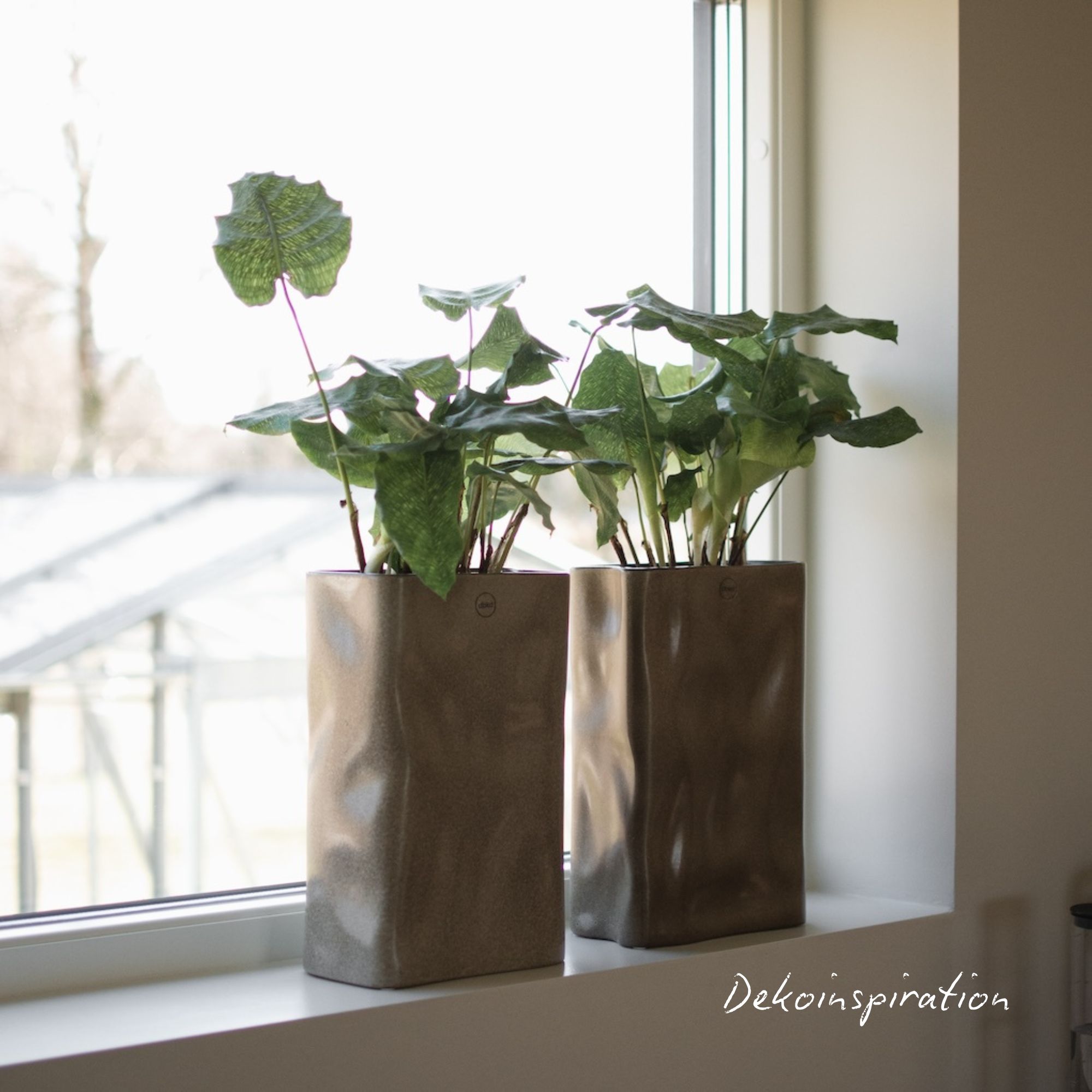 Vase Meadow groß - Beige