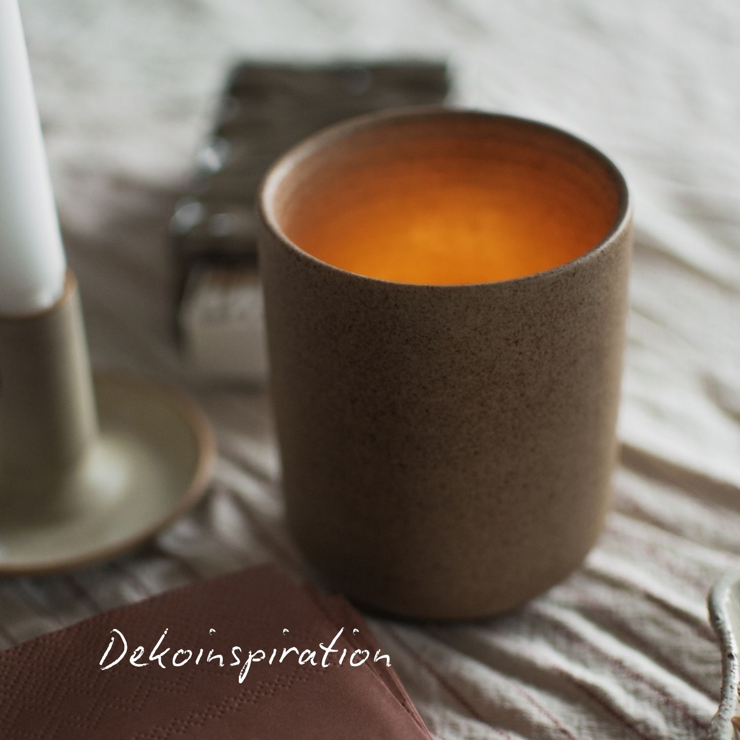 Duftkerze Burn - Beige