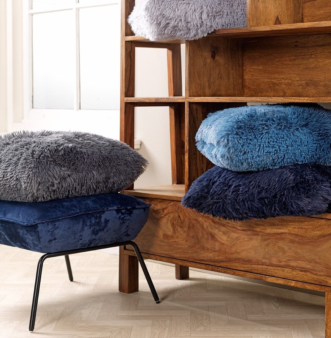 Kissen Lars klein - Dunkelgrau