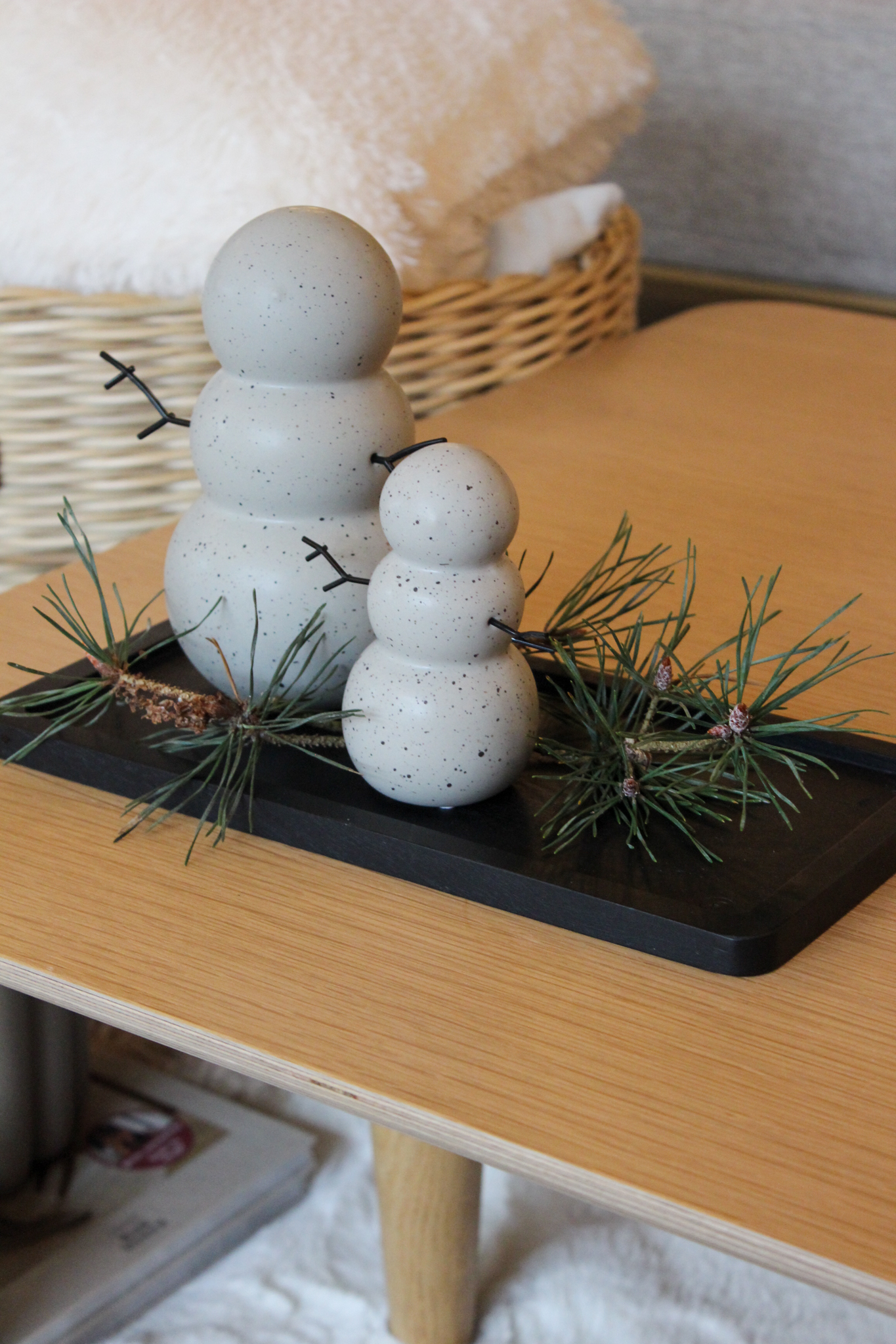 Tablett Gesa klein - schwarz