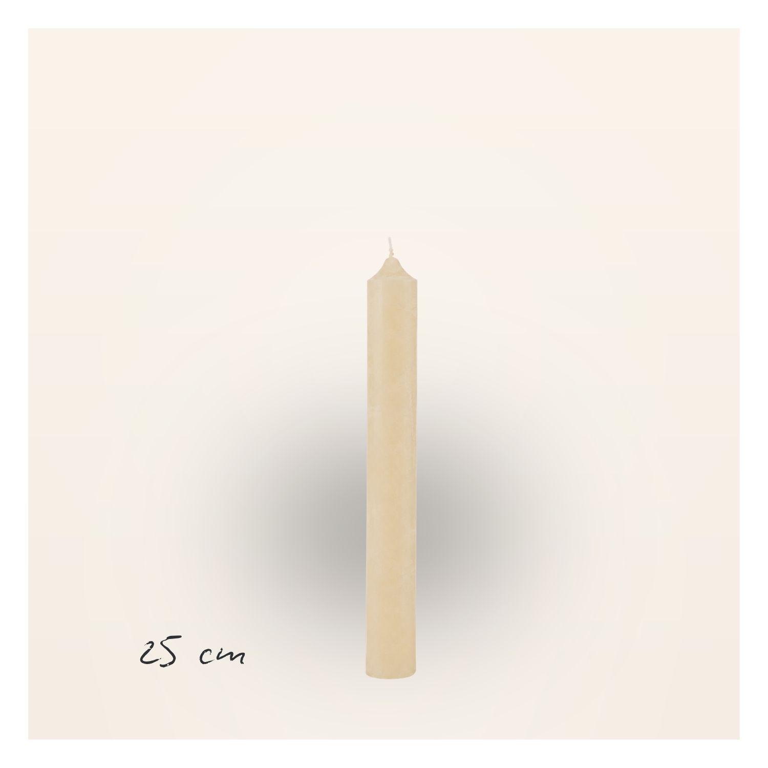 Kerze Berta klein - Ivory