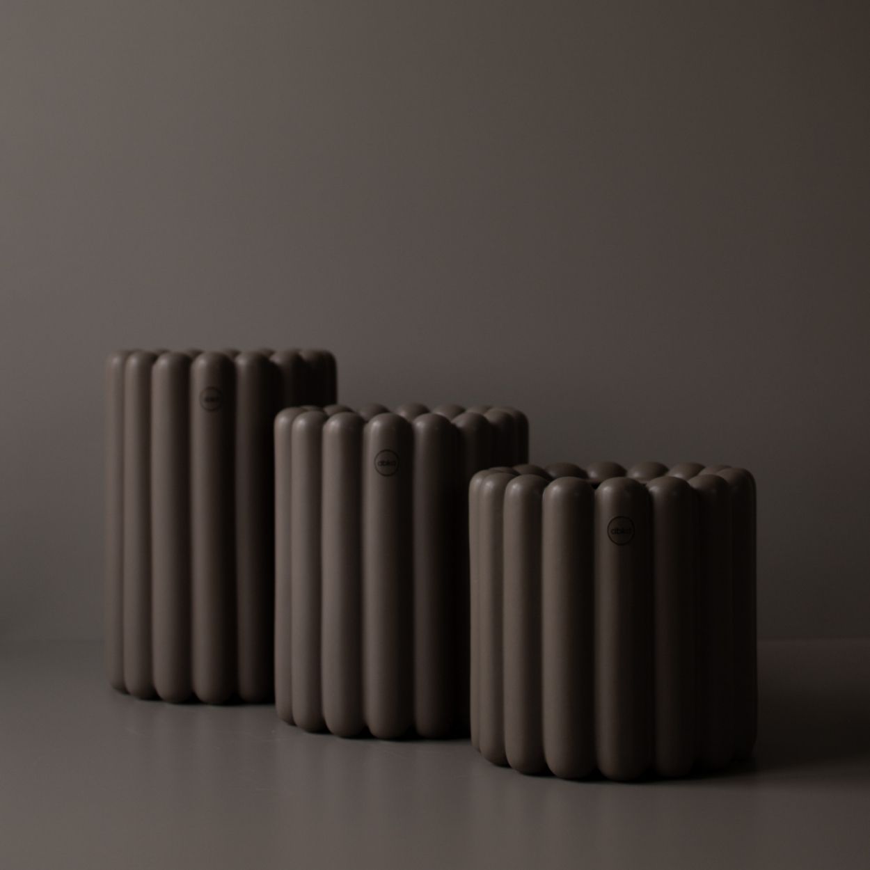 Topf Biskuit klein - Taupe