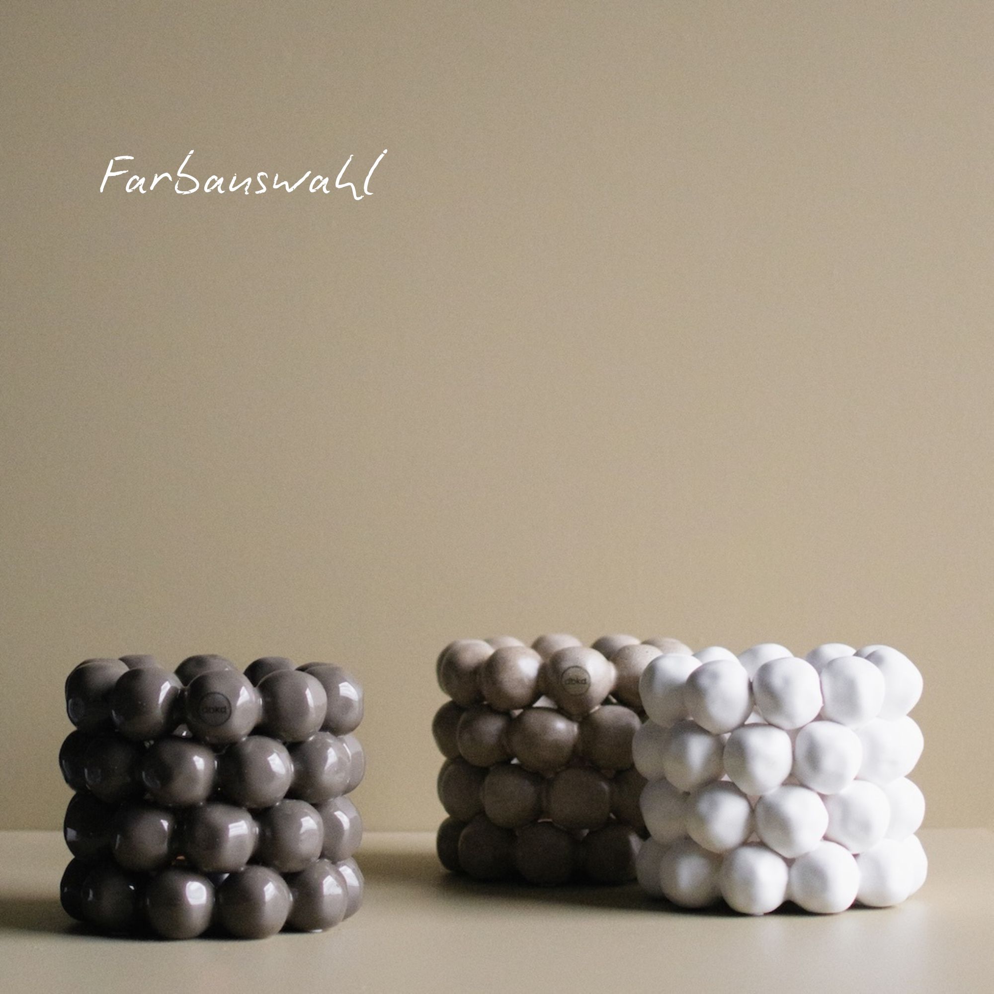 Windlicht Bright - Taupe