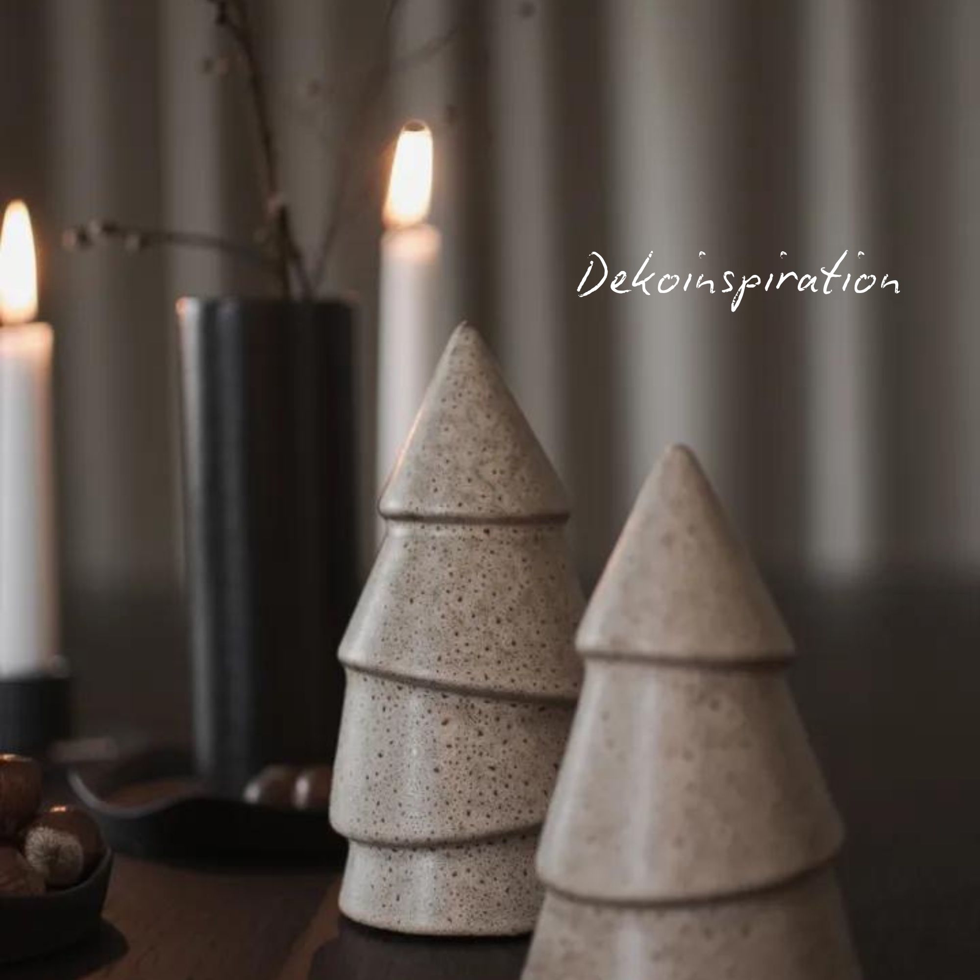 Tannenbaum Narrow groß - Beige