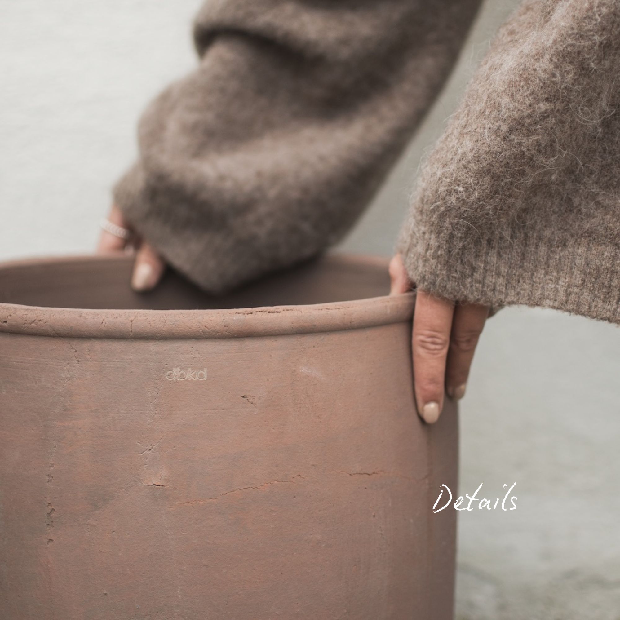 Terra Pot groß - Braun