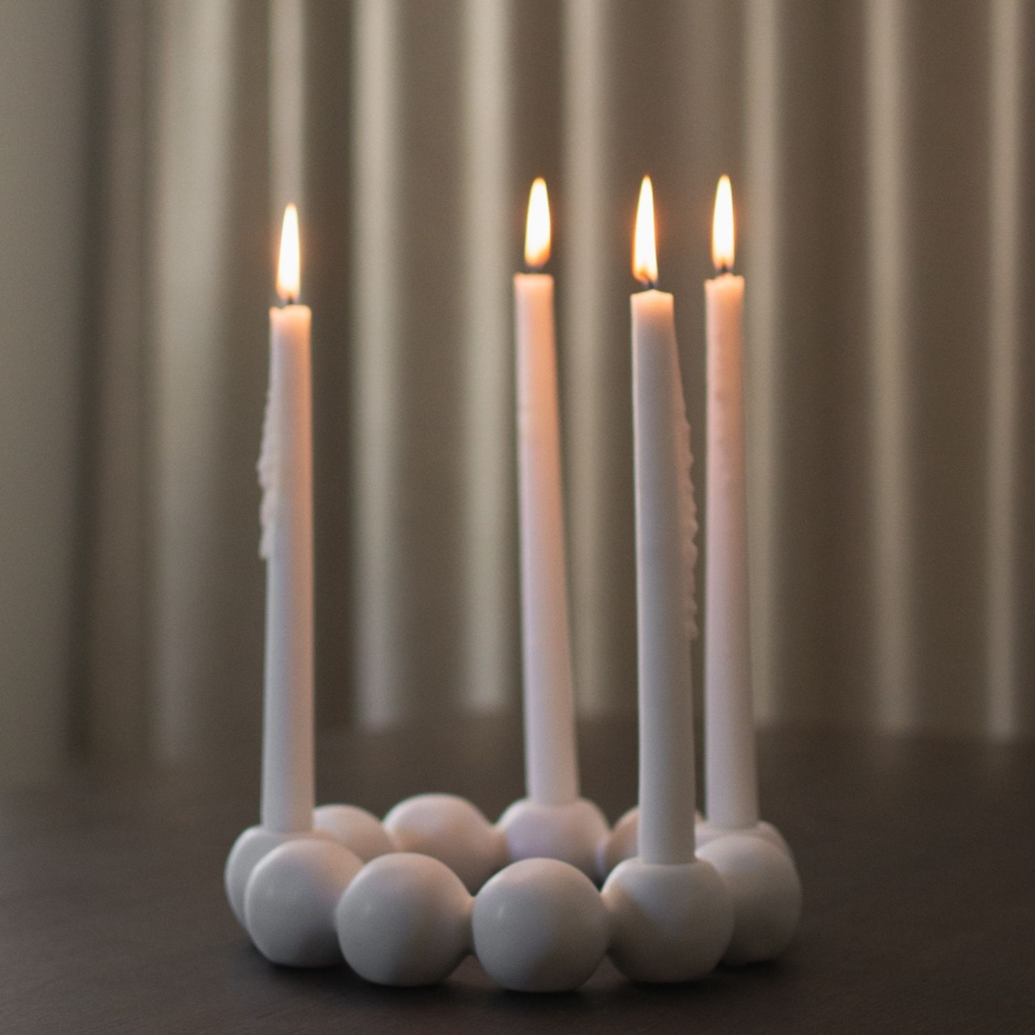 Kerzenständer Bright - Weiß