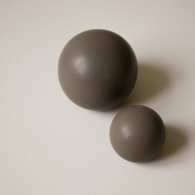 Kugel Allium groß - Taupe