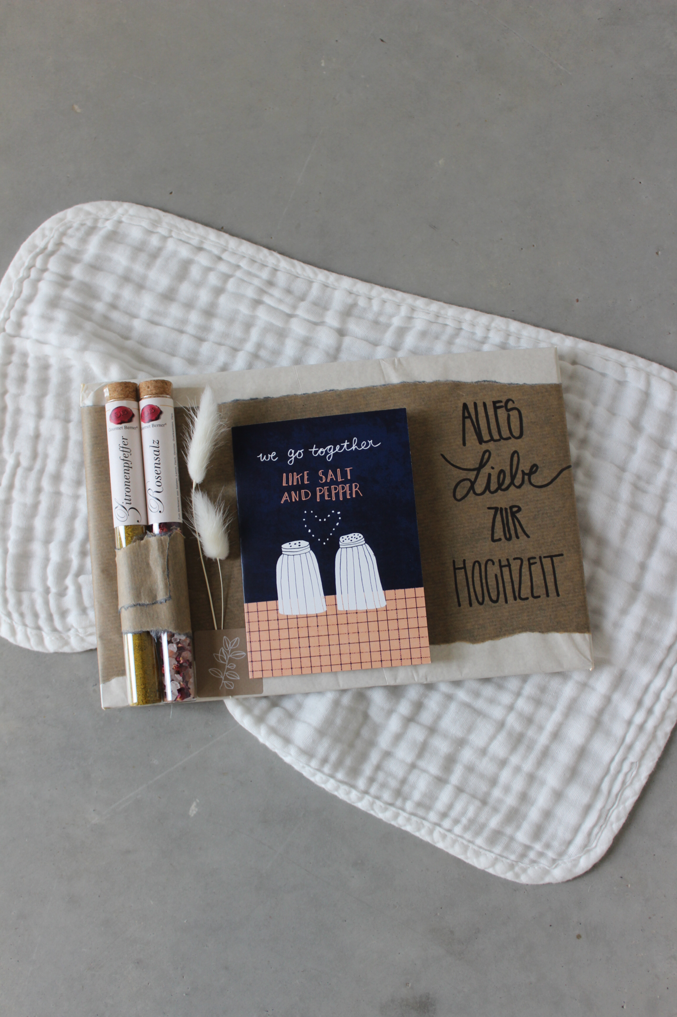 Hochzeitsgeschenk "Salt&Pepper"