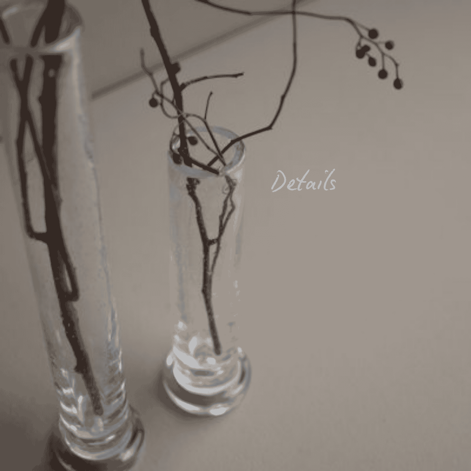 Vase Tall - Klar - Klein