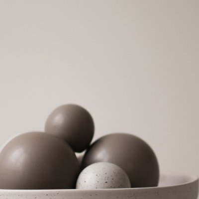 Kugel Allium klein - Taupe