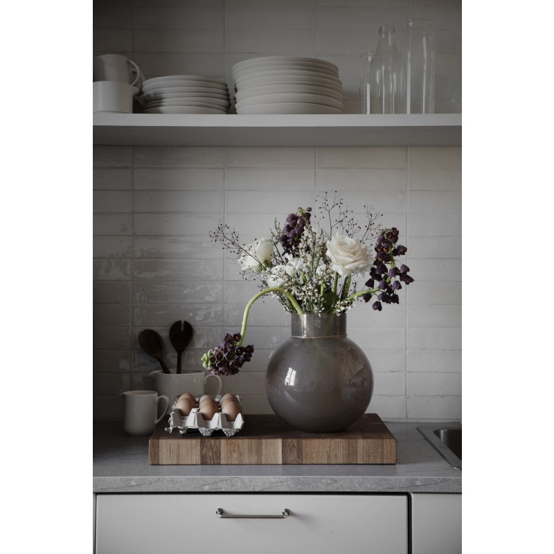 Kugelvase Olea klein - braun