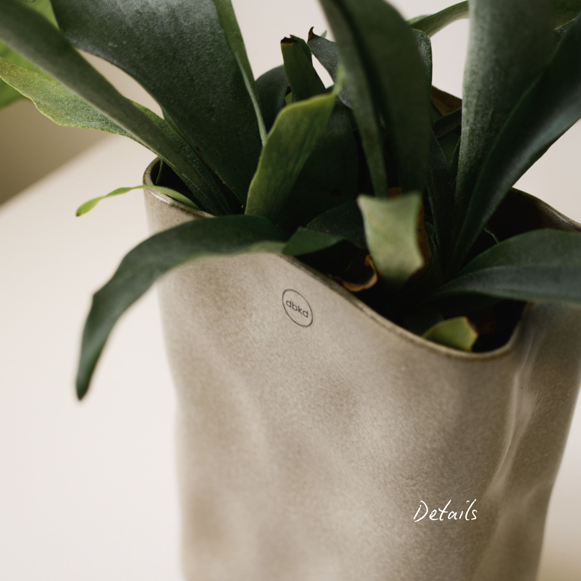 Vase Meadow groß - Beige