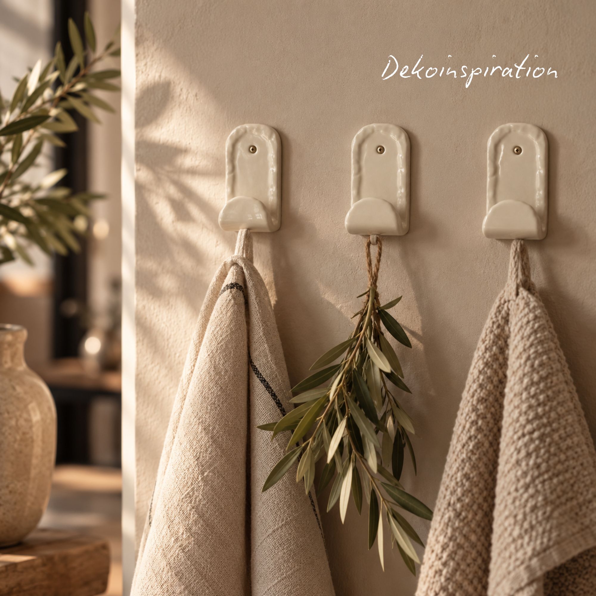 Wandhaken Hook 3er-Set - Shiny Creme