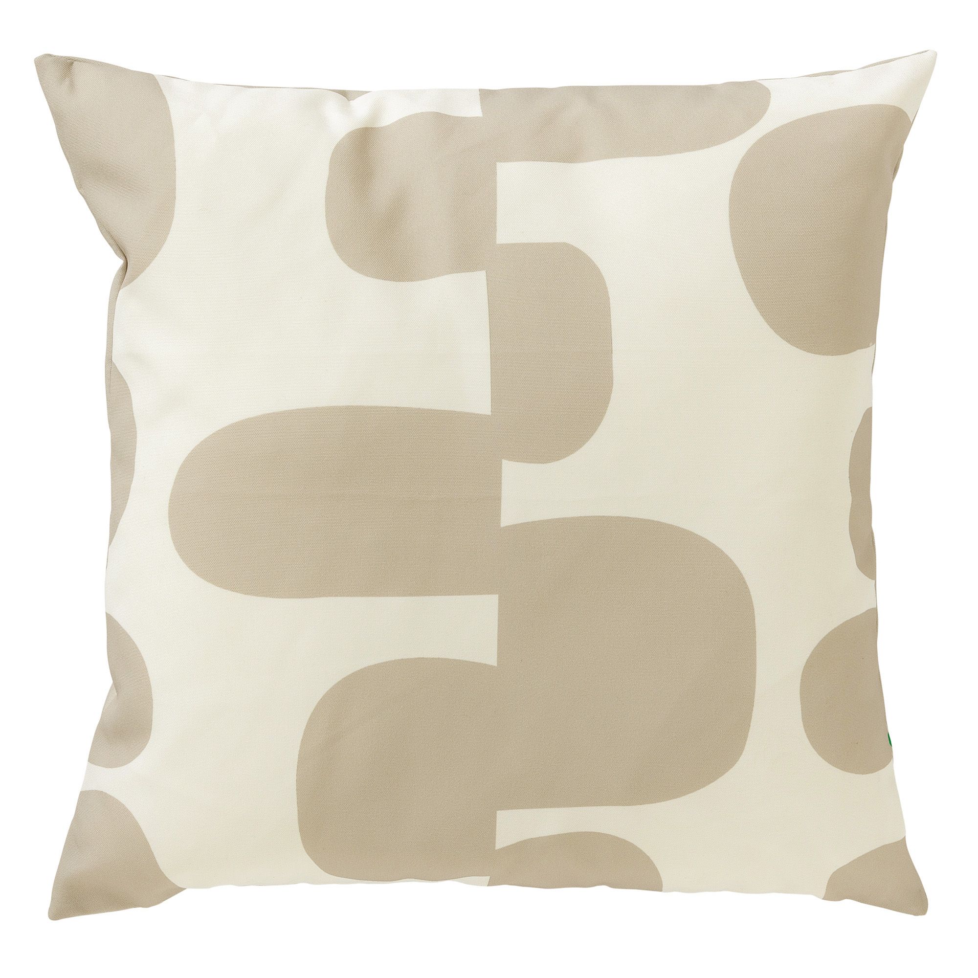 Outdoorkissen Luna - Beige gemustert