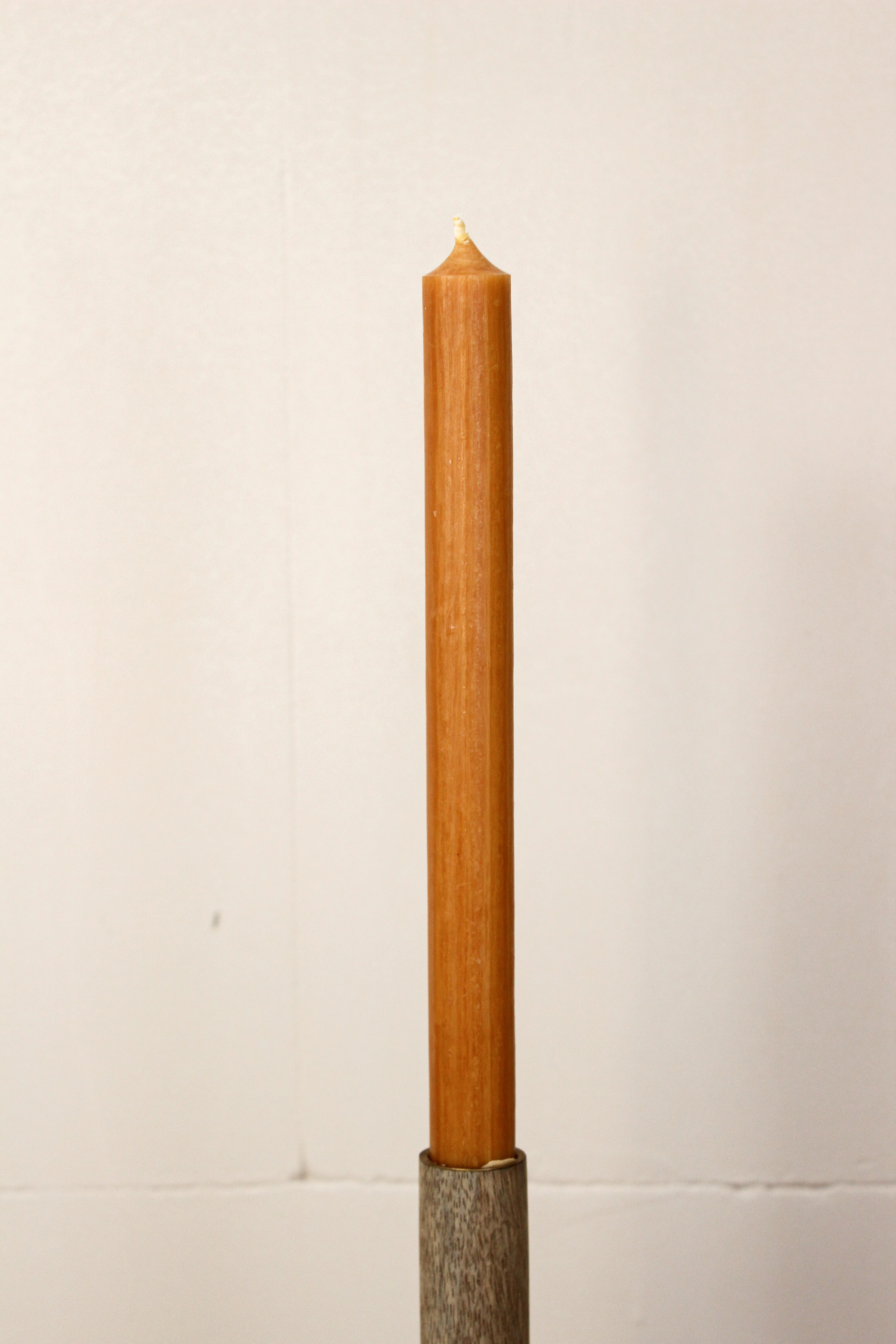 Stabkerze Yva groß - Karamell