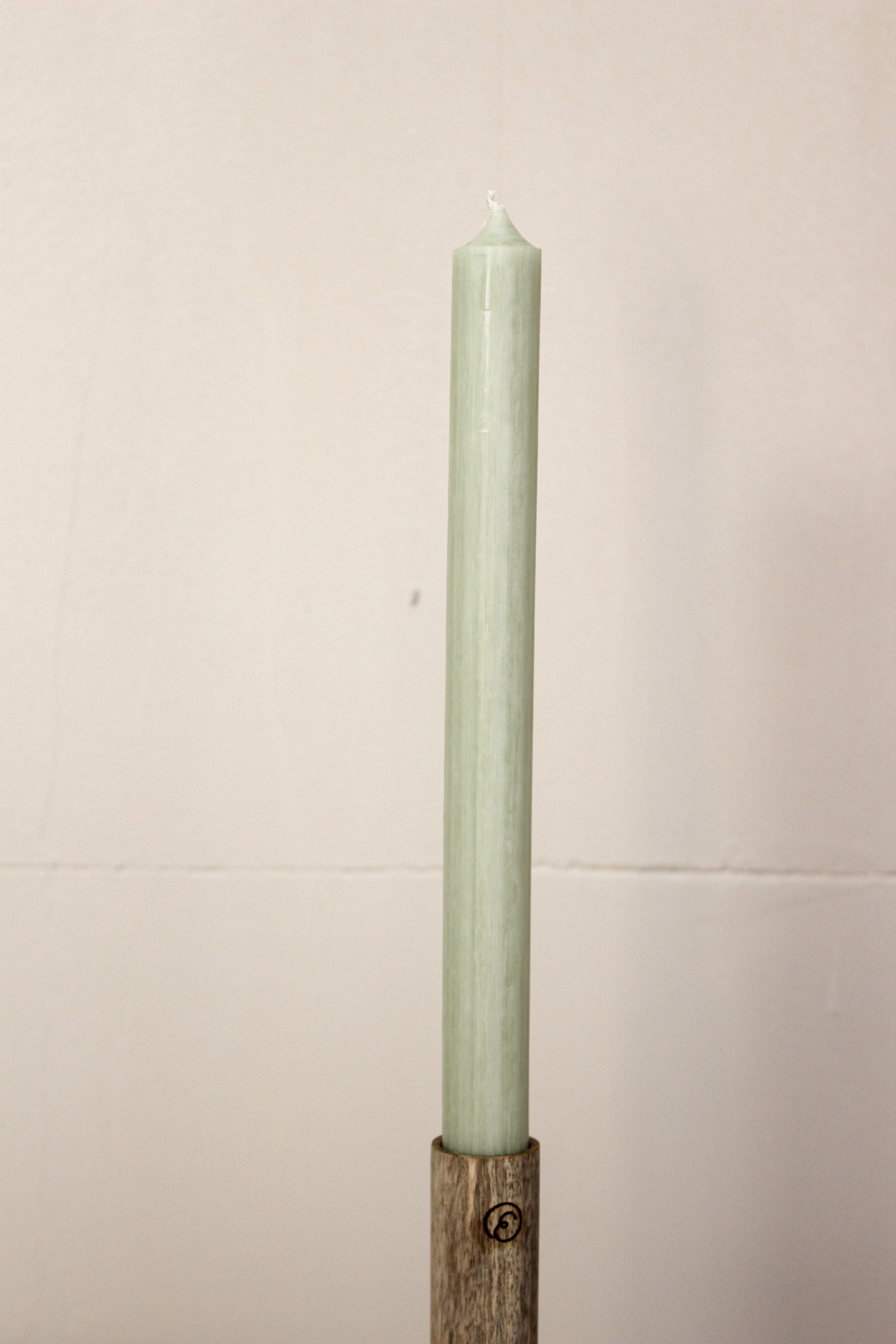 Stabkerze Yva groß - Salbeigrün