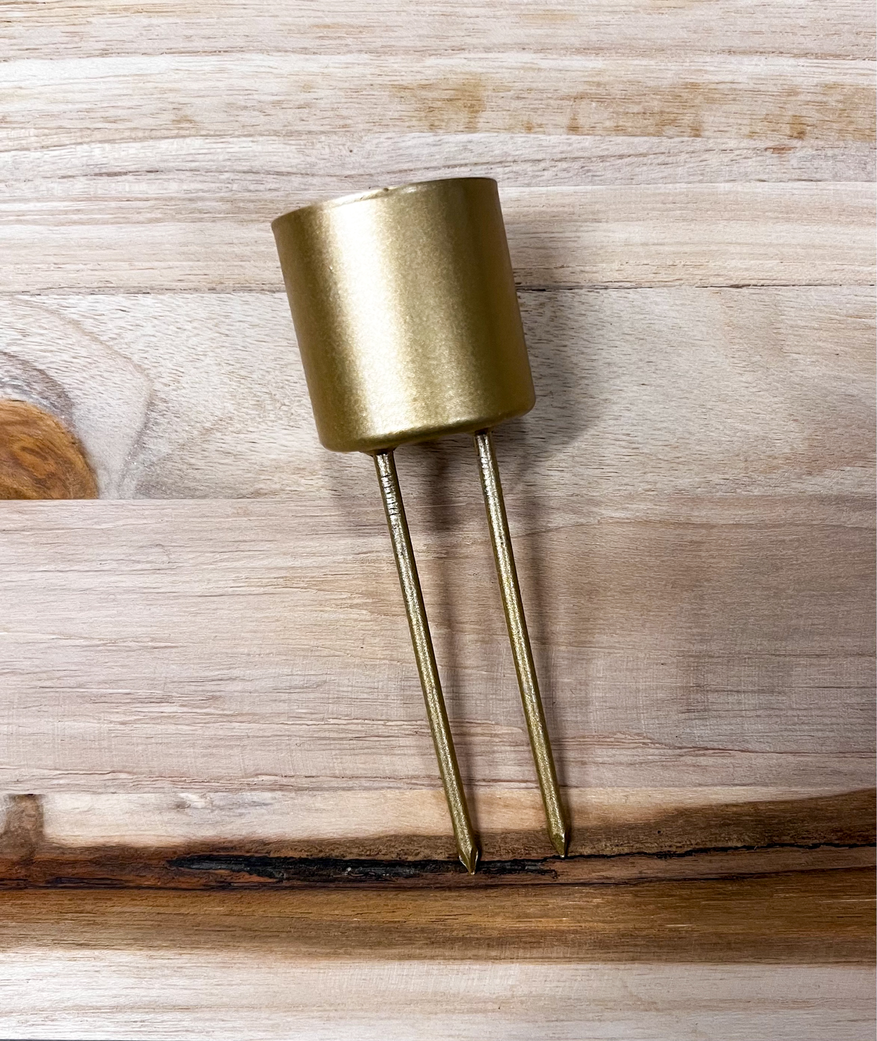 Kerzenstecker Adventskranz groß - Gold