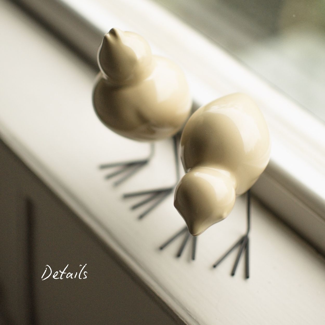 2er Set Swedish Bird - Hellgelb