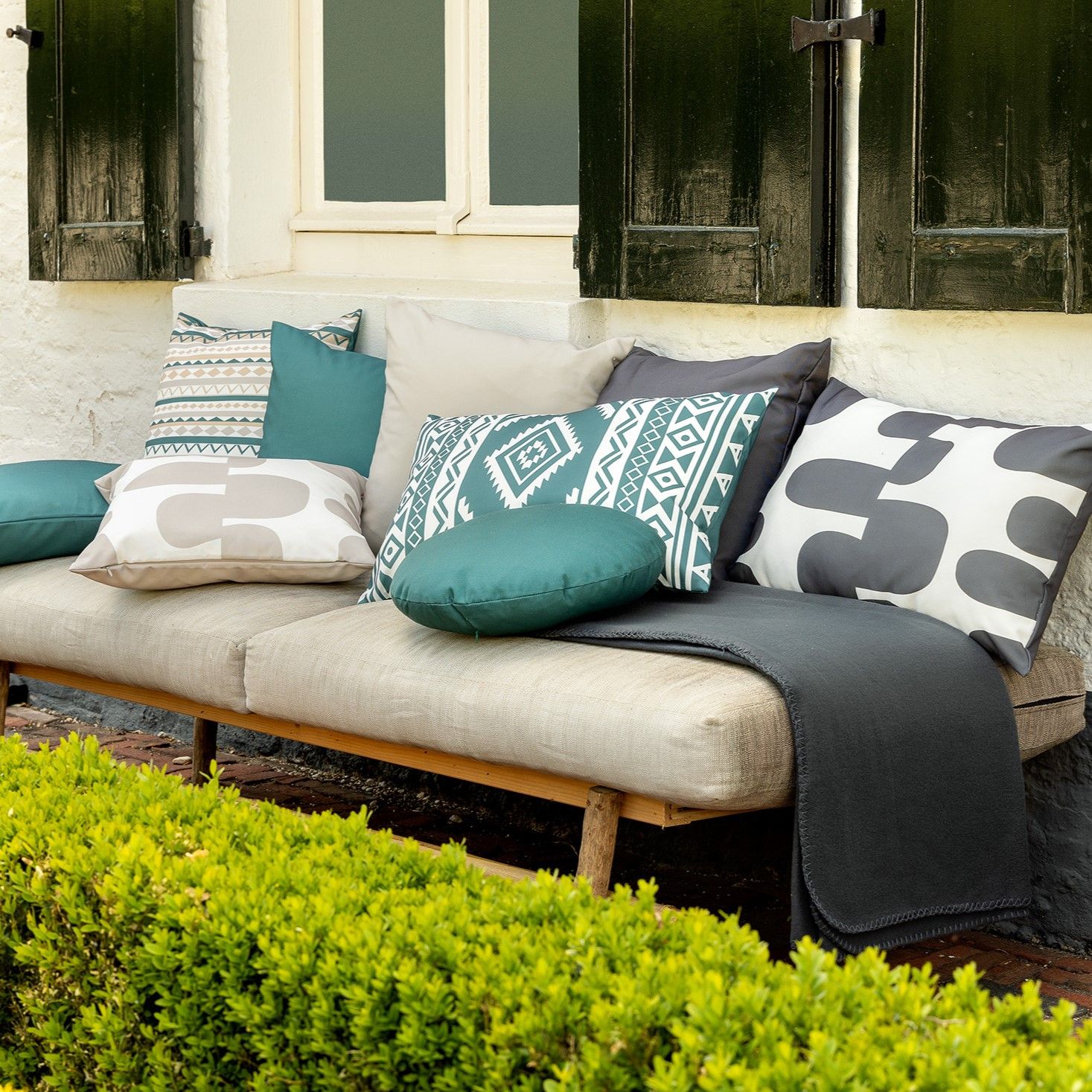 Outdoorkissen Luna  - Beige