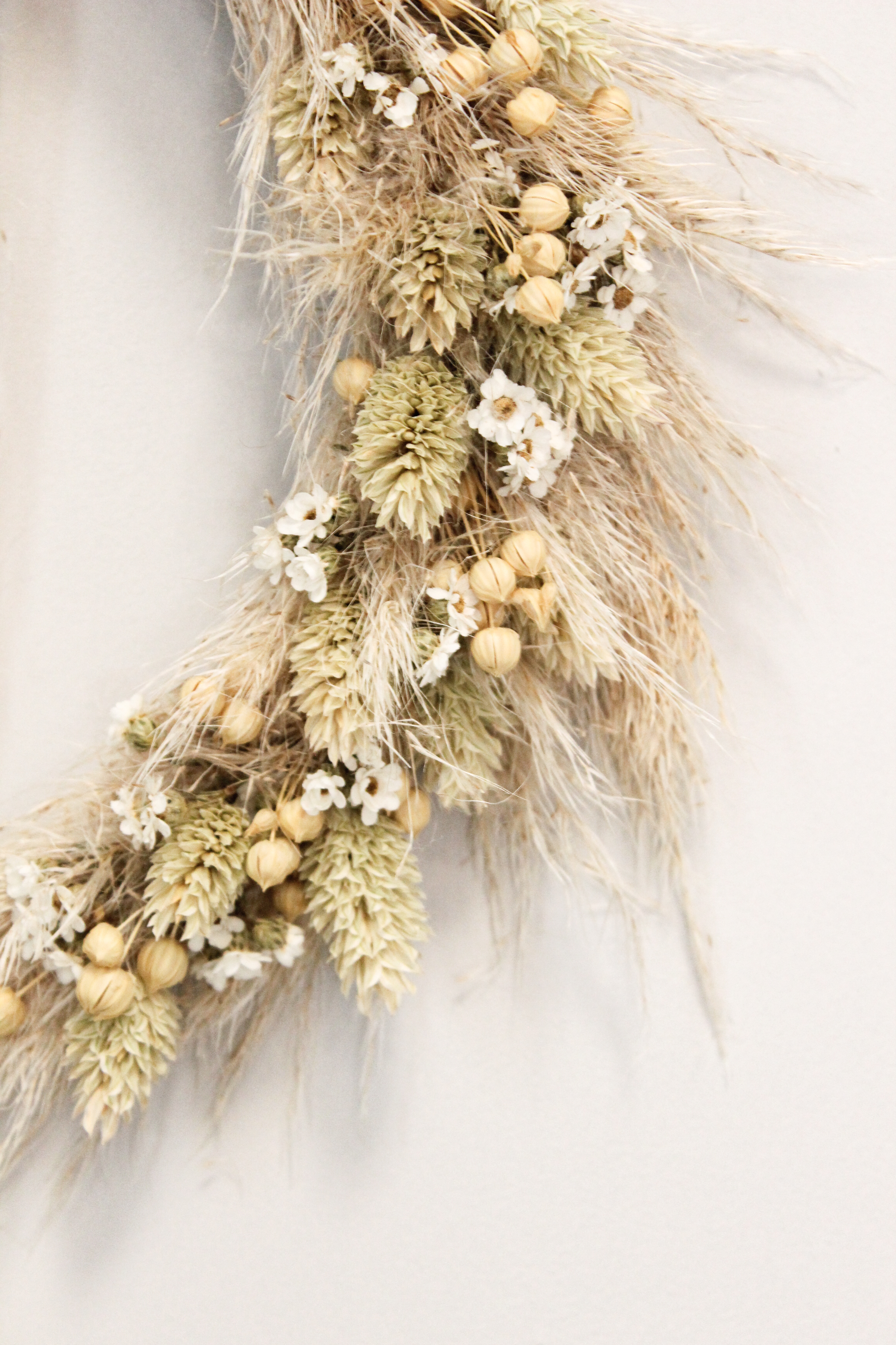 Trockenblumenring Lene