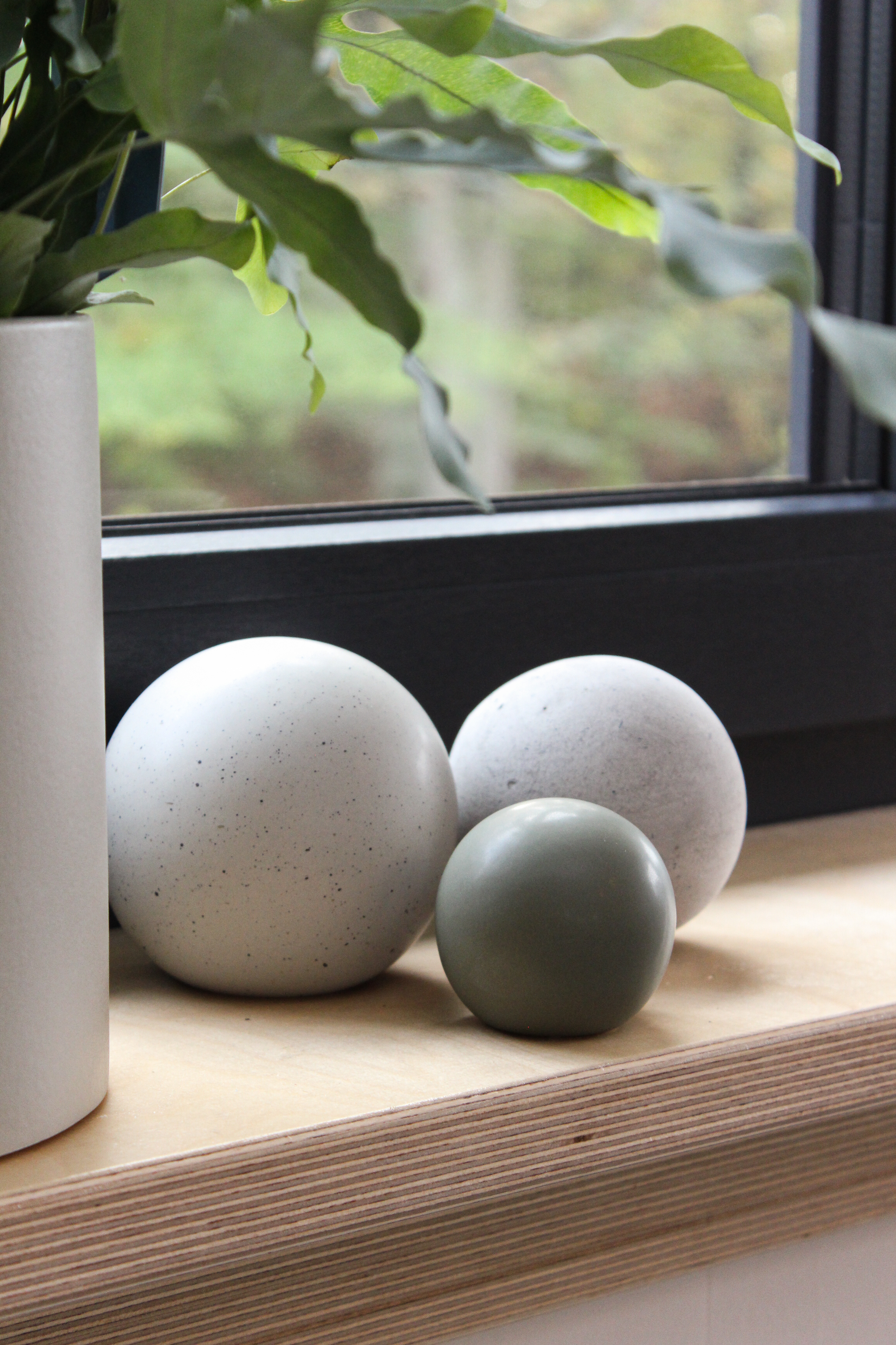 Kugel Allium groß - beton