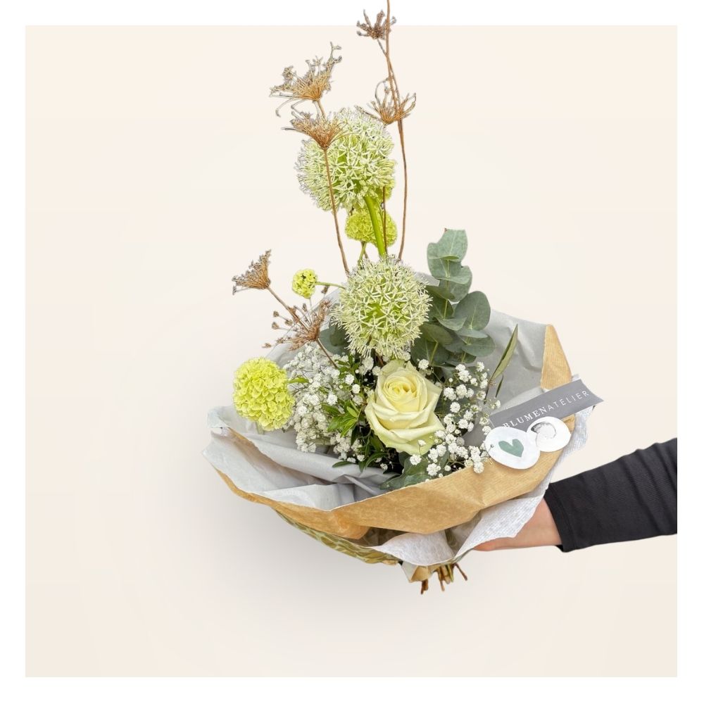 Blumenstrauß weiß S