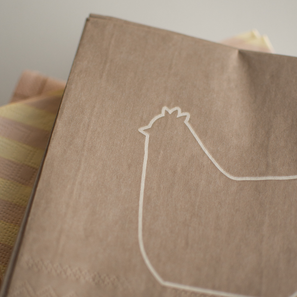 Papierserviette - Happy Hen