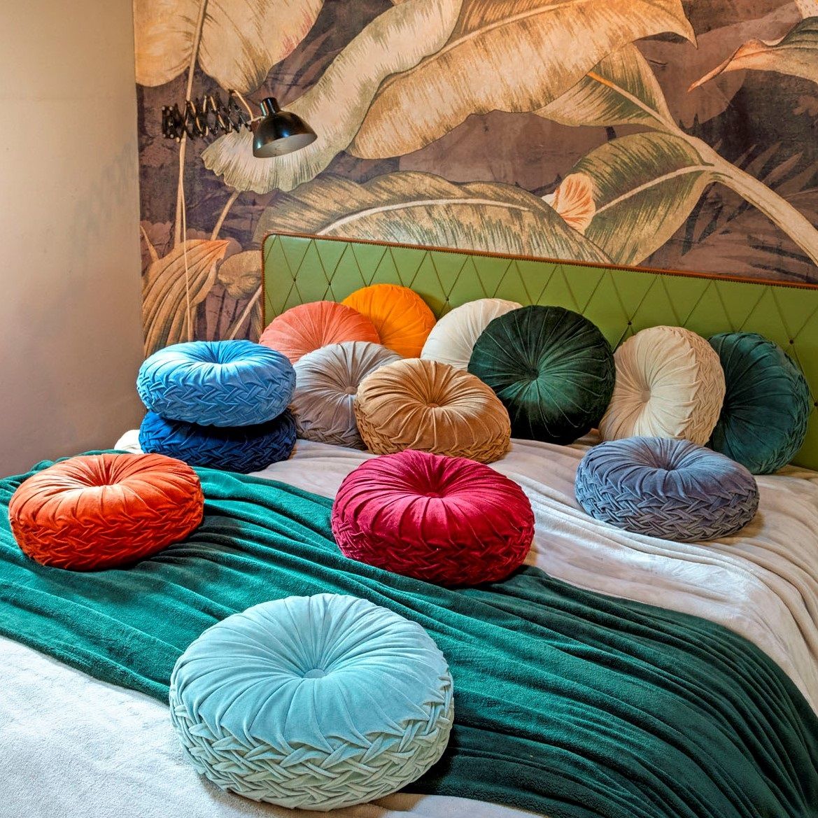 Kissen Jorna - Graublau