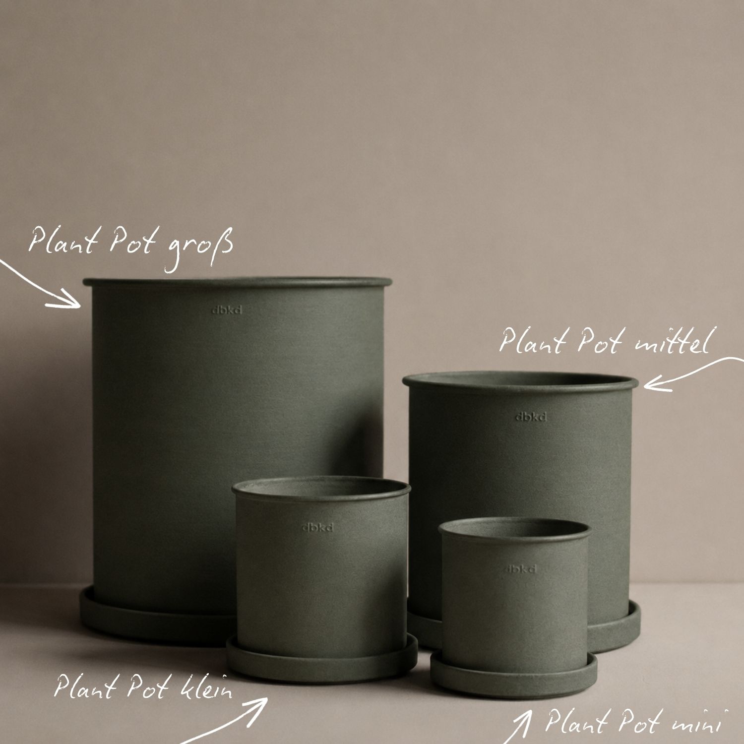 Plant Pot klein - Grün