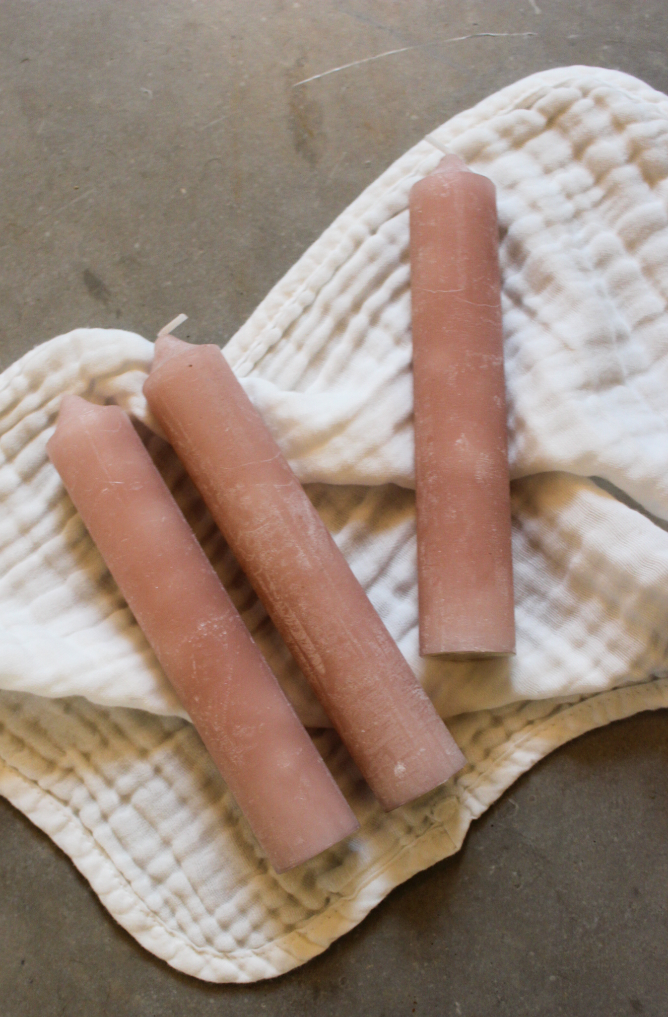 Kerze Berta klein - rosé