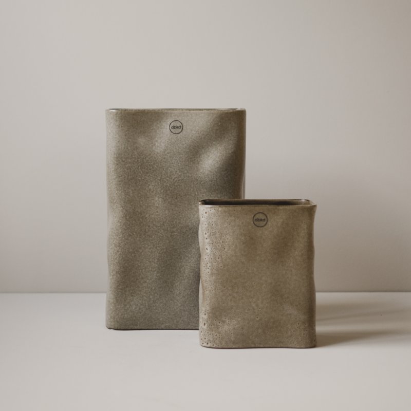 Vase Meadow groß - Beige