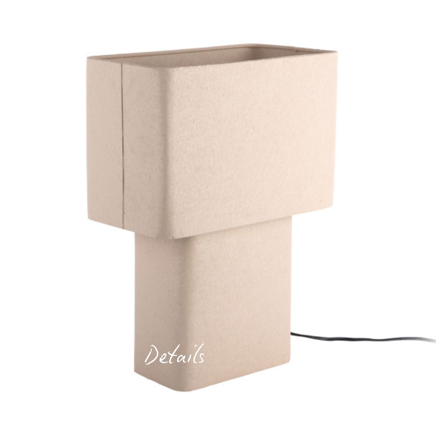 Tischlampe Boaz Groß - Greige