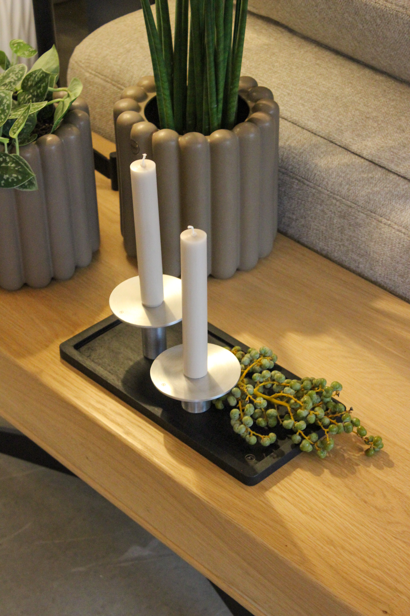 Tablett Gesa klein - schwarz