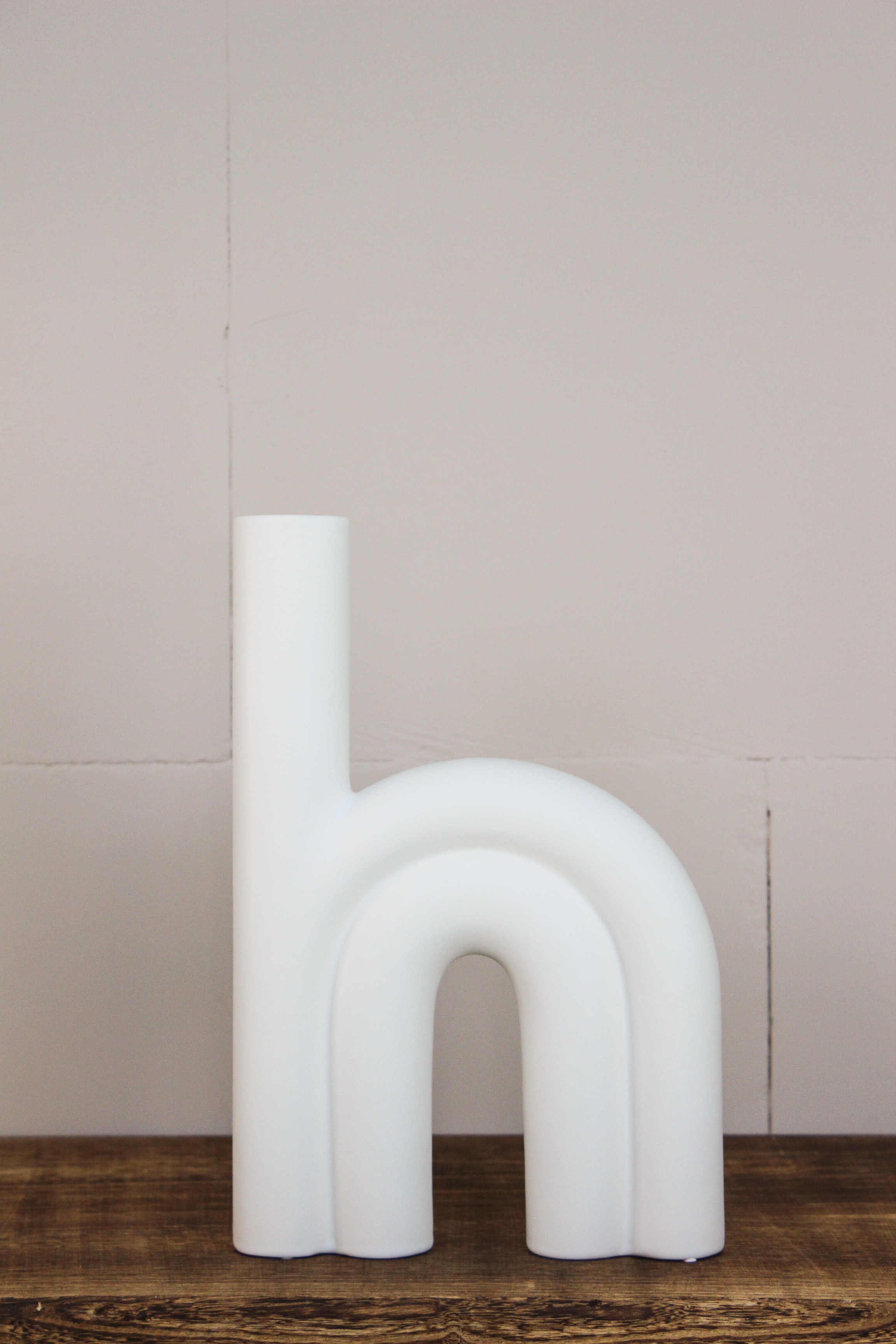 Vase Rope groß - weiß