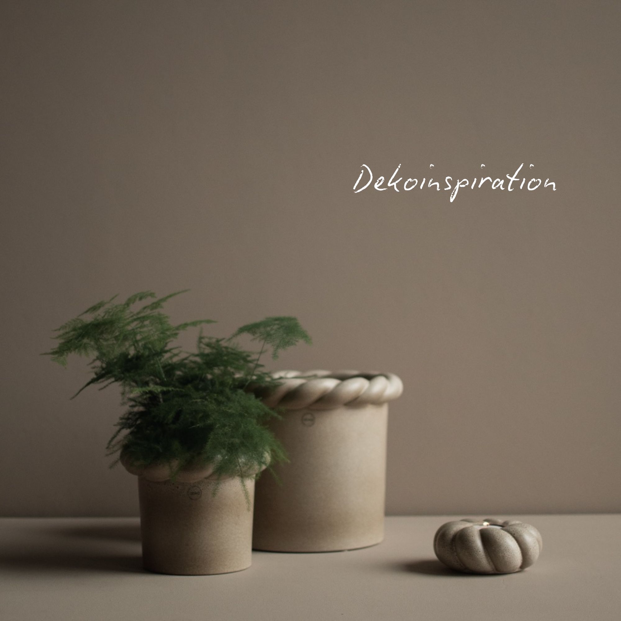 Topf Twine klein - Beige