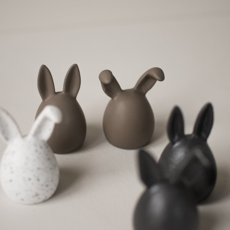 Osterhasen Triplets - Taupe