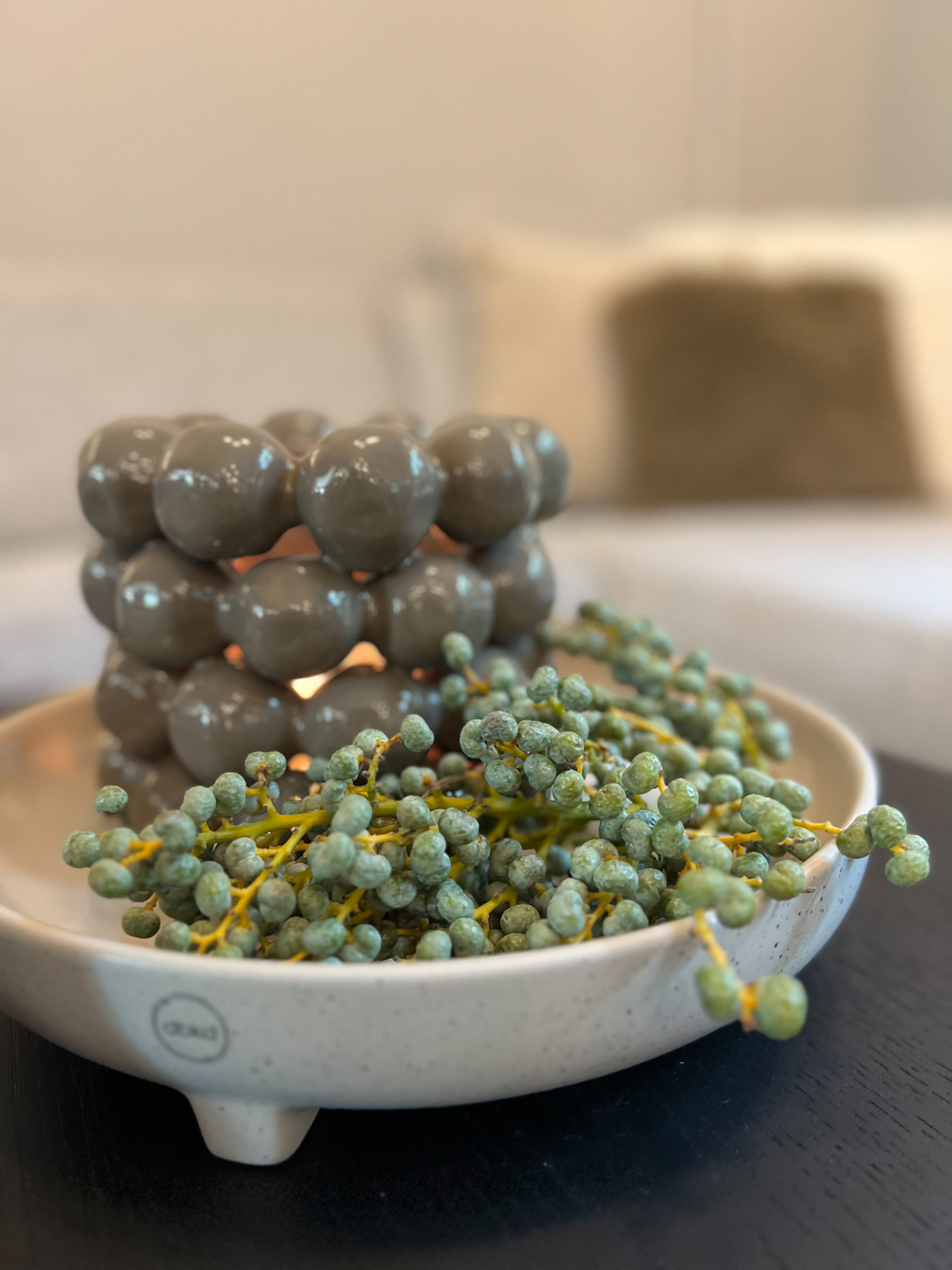 Windlicht Bright - Taupe