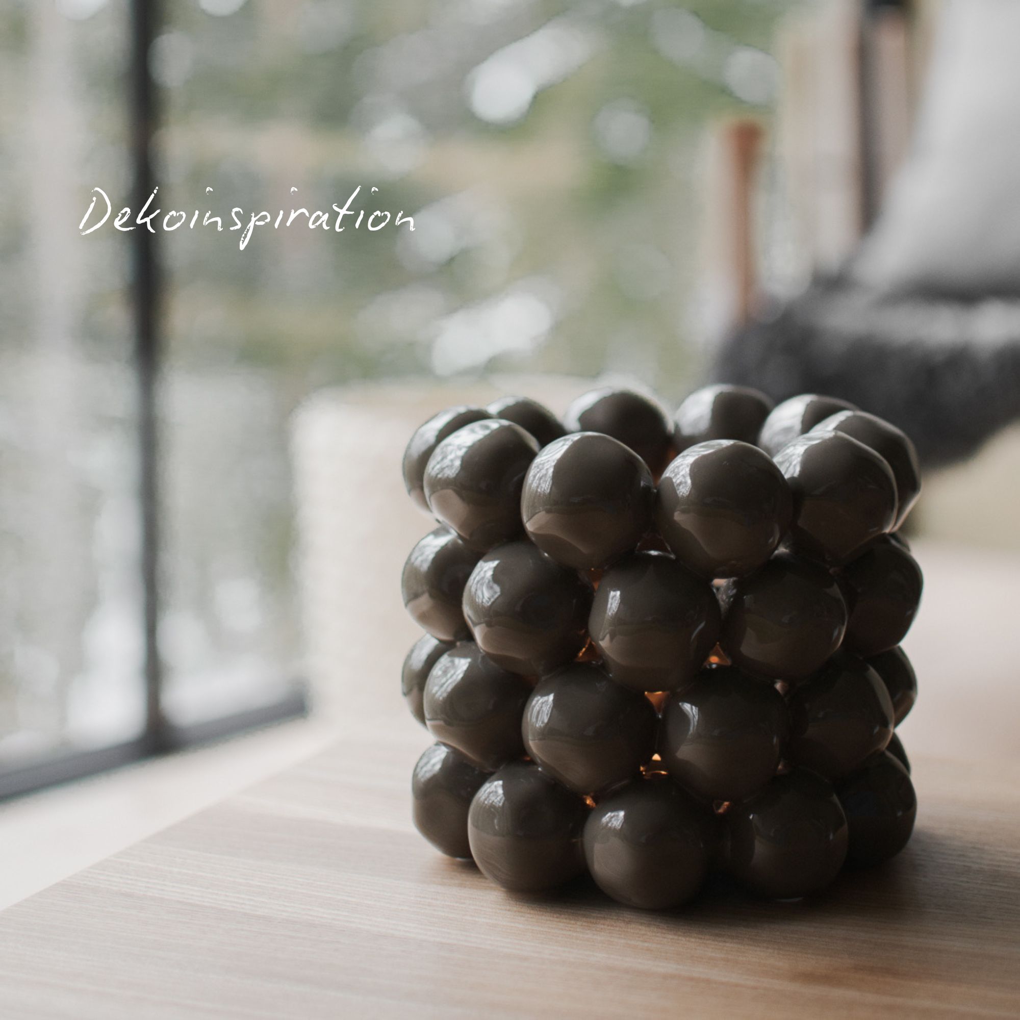 Windlicht Bright - Taupe
