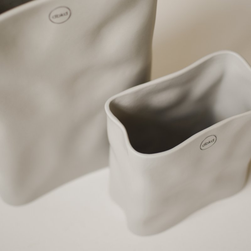 Vase Meadow klein - Greige